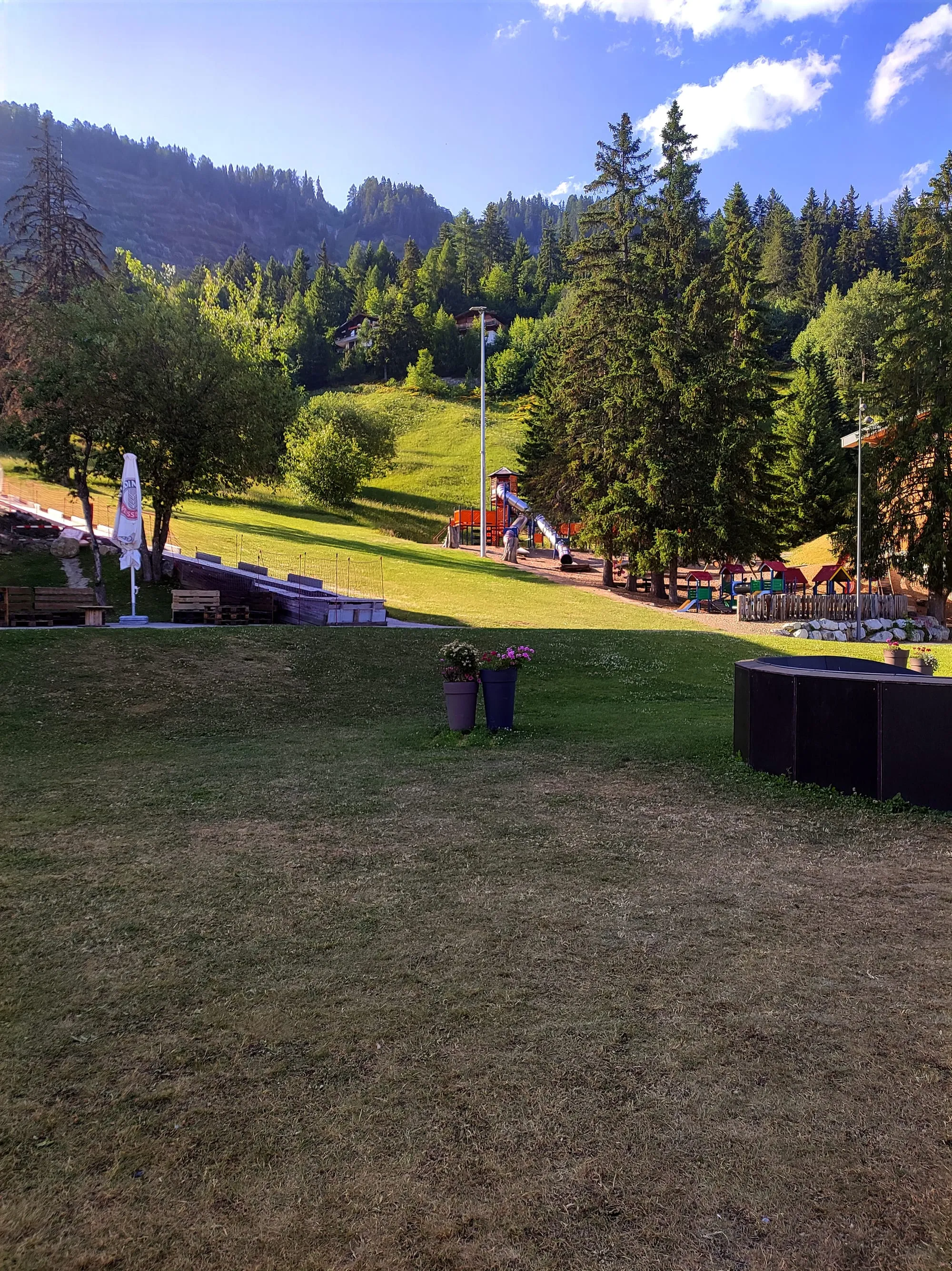 The chalet-lined centre of Anzère on its sunny terrace above Sion.