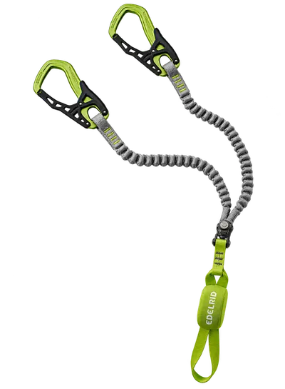Via ferrata lanyard with shock absorber (EN 958, within its expiry date)